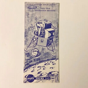 Vintage John F Kennedy Space Center Nasa  Tour Information Travel Brochure